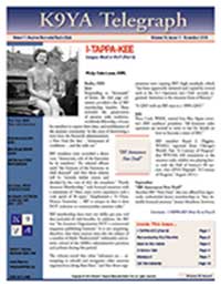 K9YA Telegraph - November 2019